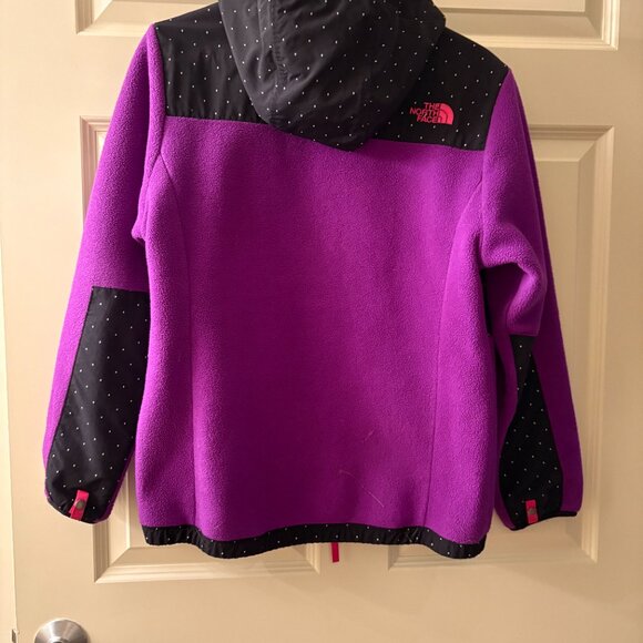 North Face Purple Fleece Zip-Up - Picture 2 of 9